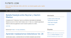 Desktop Screenshot of futbito.com